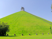 The famous 'butte' at the site of the Battle of Waterloo