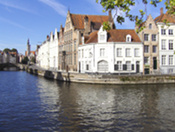 Brugge canal scene