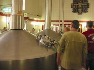 picture of La Trappe brew kettles